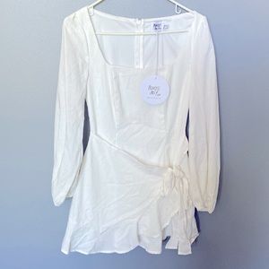 Princess Polly white apron dress